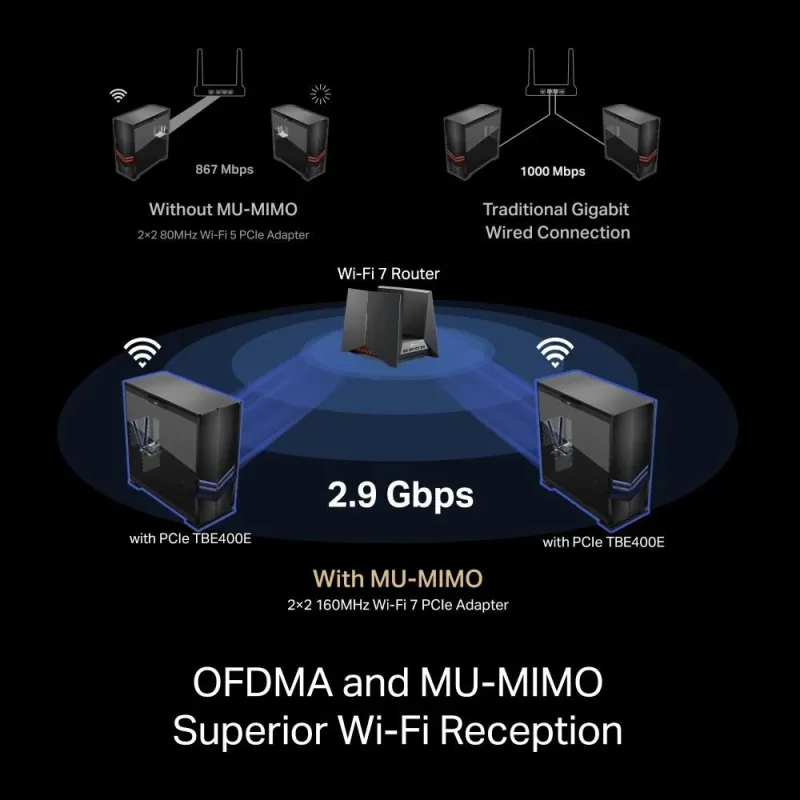 Wrl adapter 6500mbps wi-fi 7-archer tbe400e tp-link