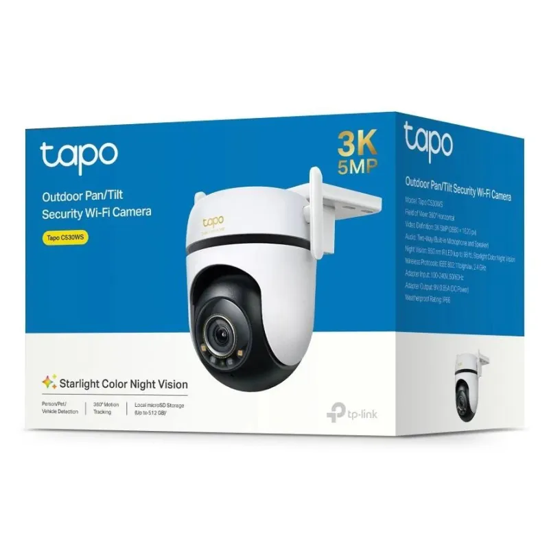 Wrl camera pan-tilt-tapo c530ws tp-link