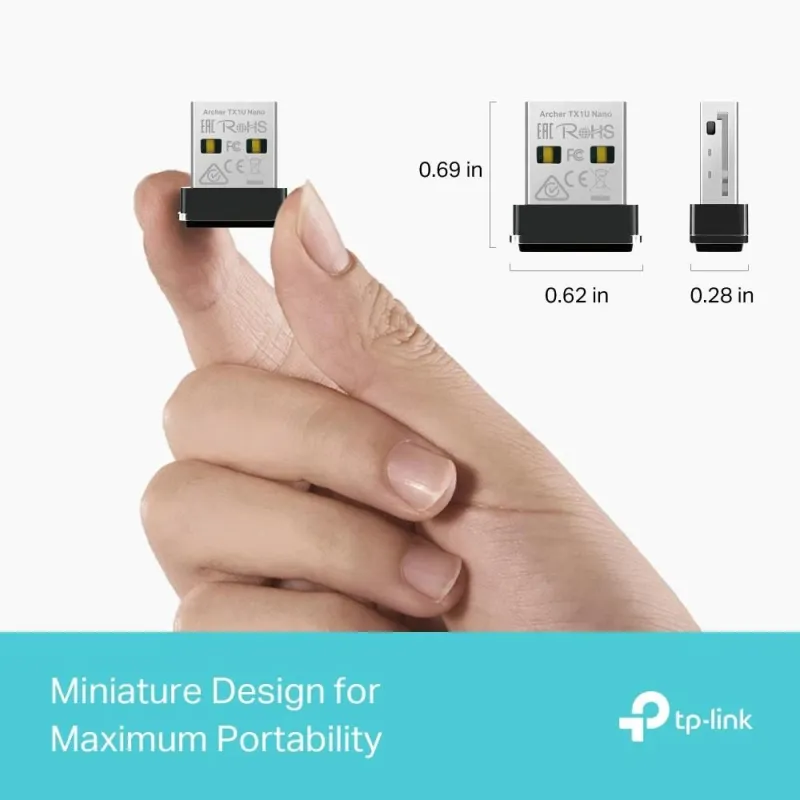 Wrl adapter 300mbps usb-archer tx1u nano tp-link