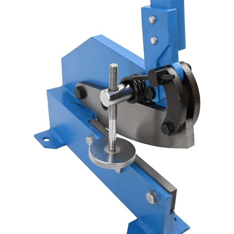 vidaXL sviras metāla griezējs, 200 mm, zils