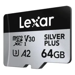 Memory micro sdxc 64gb uhs-i-lmssipl064g-bnang lexar