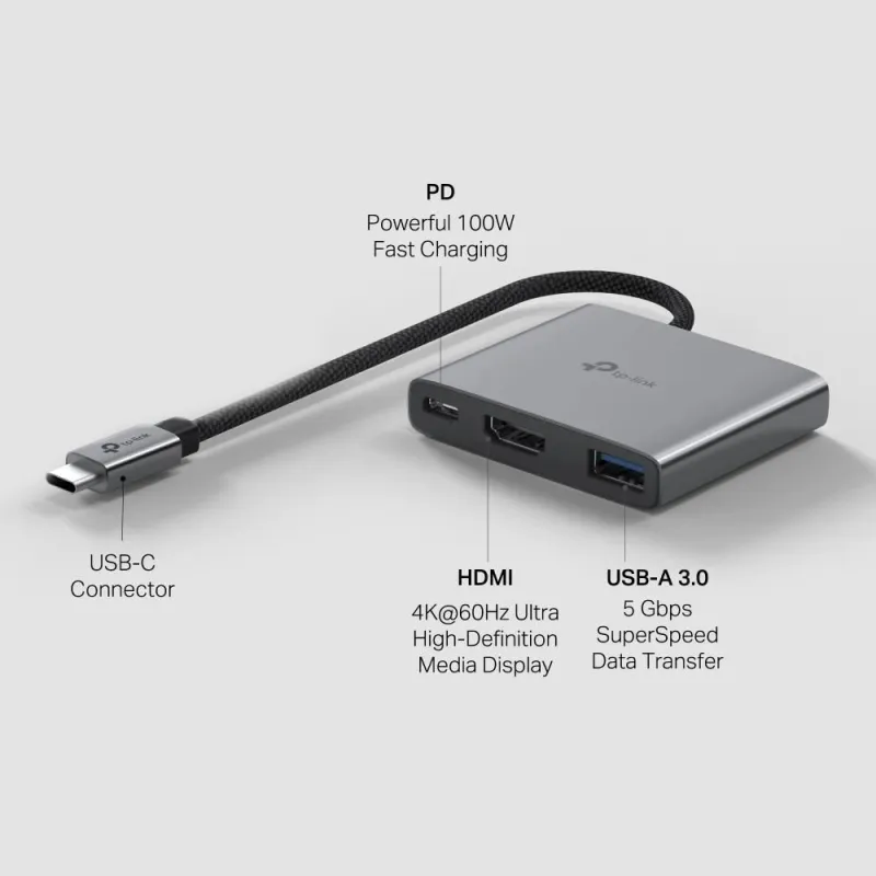 I-o hub usb-c 3port-uh3020c tp-link