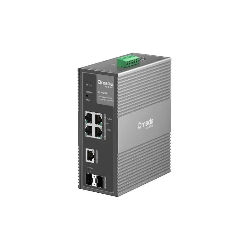 Switch-TP-LINK-Switch type Managed-Rack mounting Yes-4xRJ-45 ports-RJ-45 Ports Type Gigabit Ethernet ,10-100-1000,-1xCombo SFP