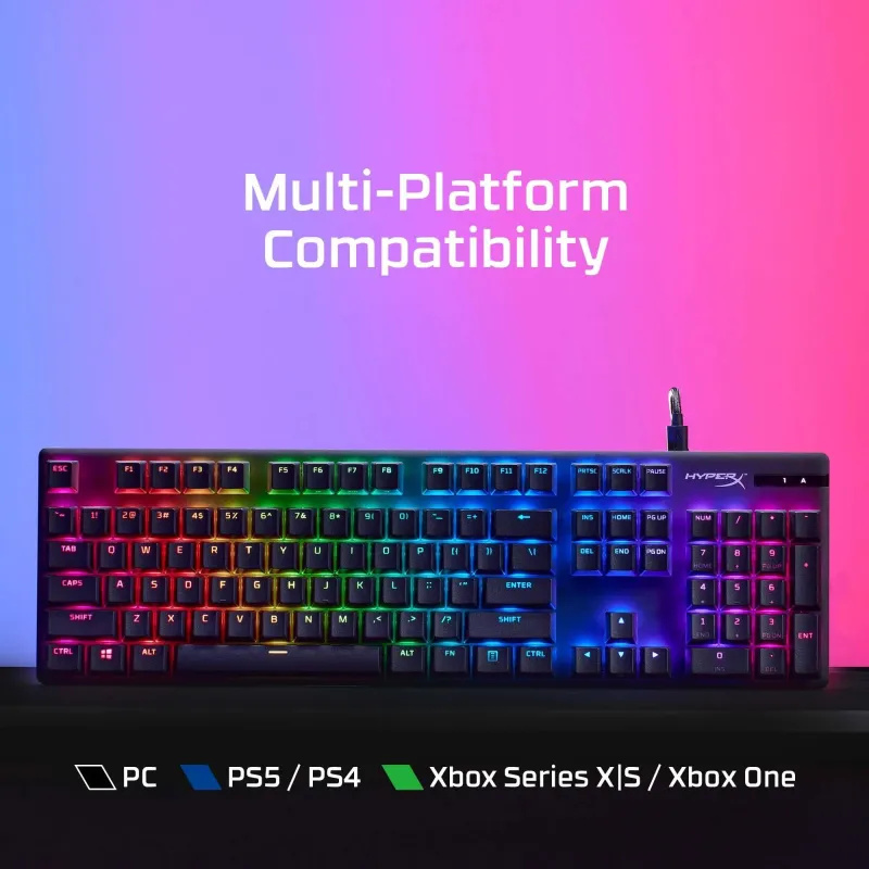 Keyboard alloy origins pbt hx-blue 639n4aaaba hyperx