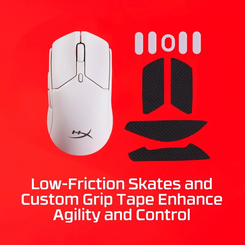 Mouse usb optical hyperx pf-has2 miniwl wht 7d389aa hyperx