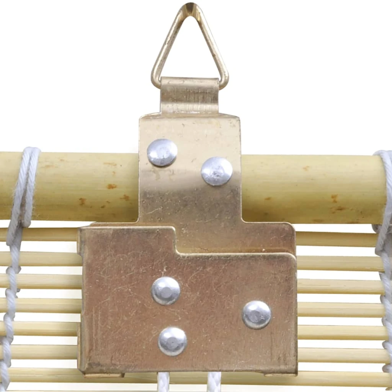 vidaXL ruļļu žalūzija, 80x220 cm, dabīgas krāsas bambuss