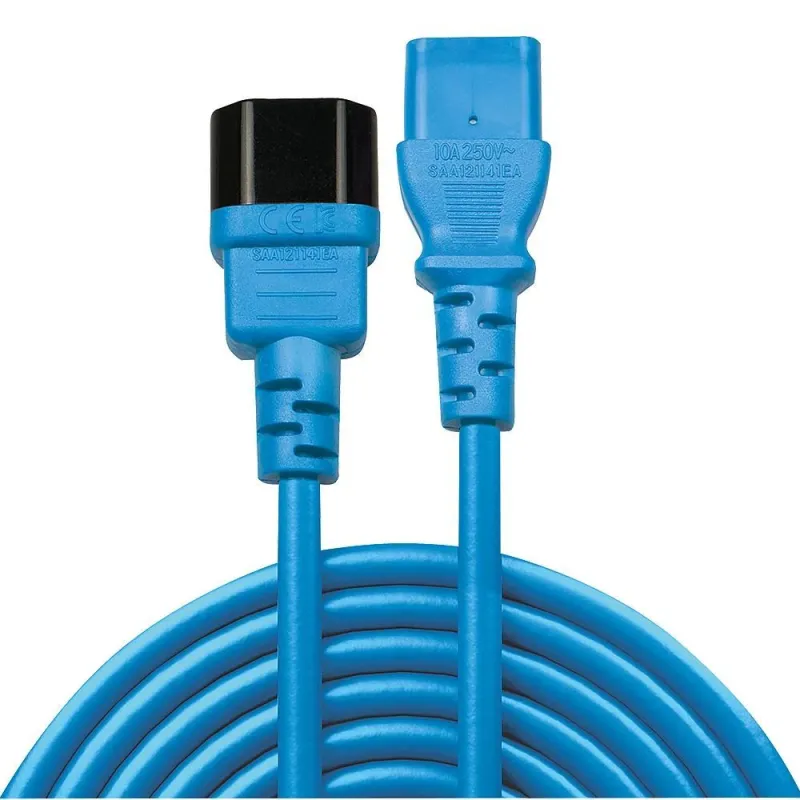 Cable power iec extension 2m-blue 30472 lindy