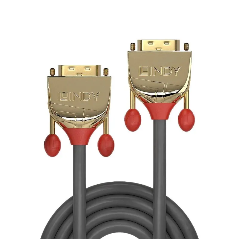 Cable dvi-dvi 2m-gold 36202 lindy