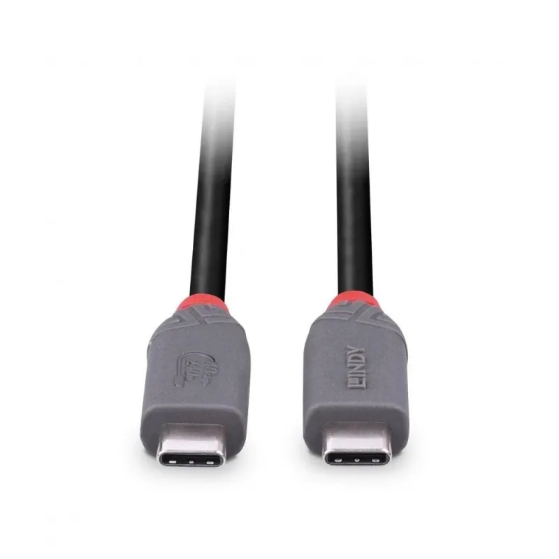 Cable usb4 240w type c 0.8m-40gbps anthra line 36956 lindy
