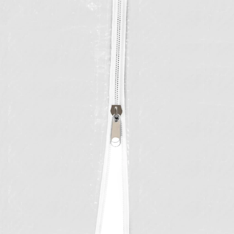 vidaXL dārza nojume, 3x12 m, balta