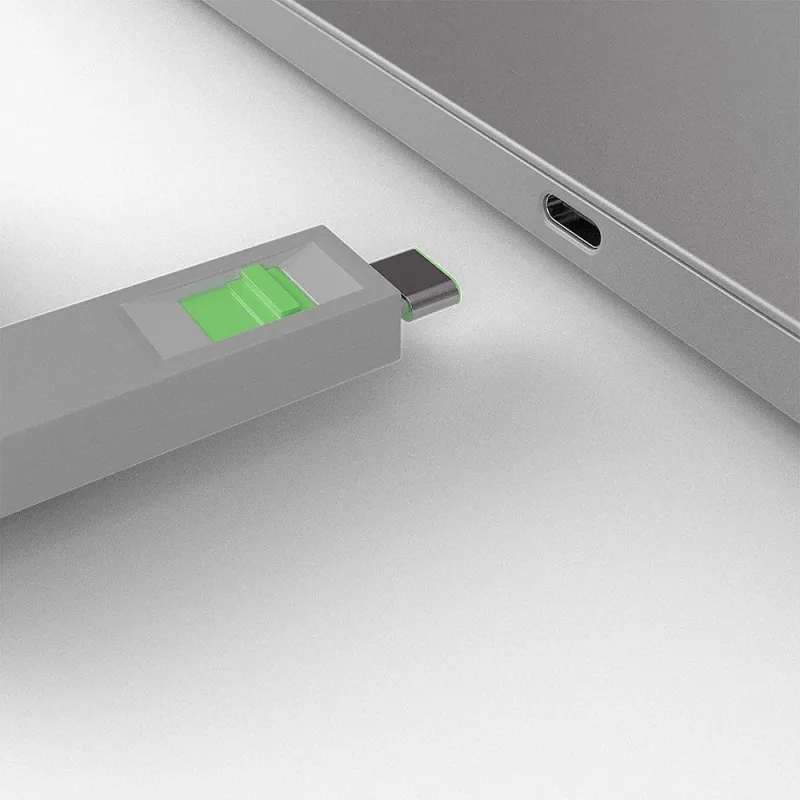 Usb port type-c blocker 4pack-green 40426 lindy