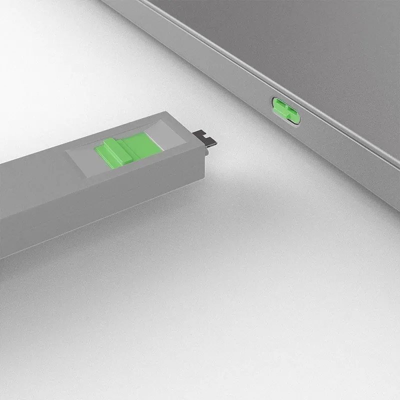 Usb port type-c blocker 4pack-green 40426 lindy