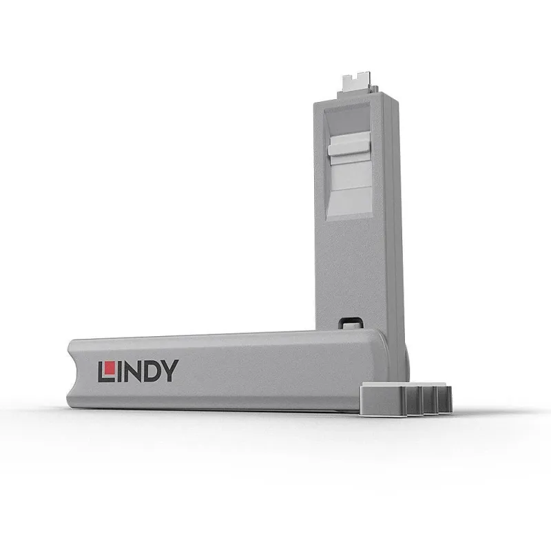 Usb port type-c blocker 4pack-white 40427 lindy