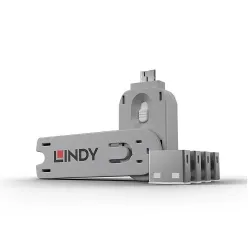 Usb port blocker 4pack-white 40454 lindy
