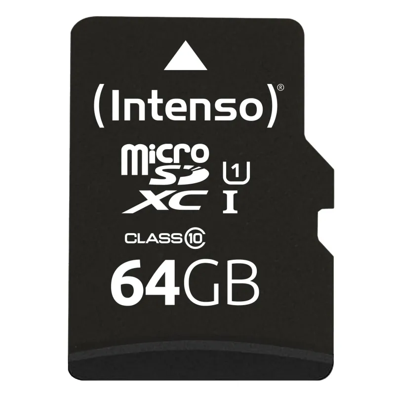 Memory micro sdxc 64gb uhs-i-w-adapter 3423490 intenso