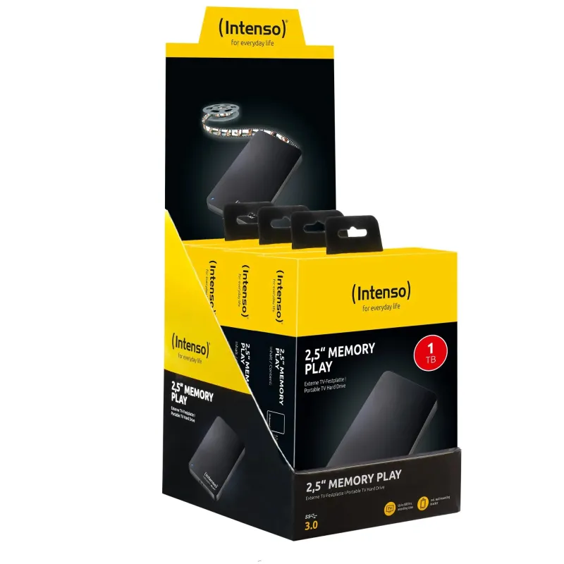 External HDD-INTENSO-6021460-1TB-USB 3.0-Colour Black-6021460