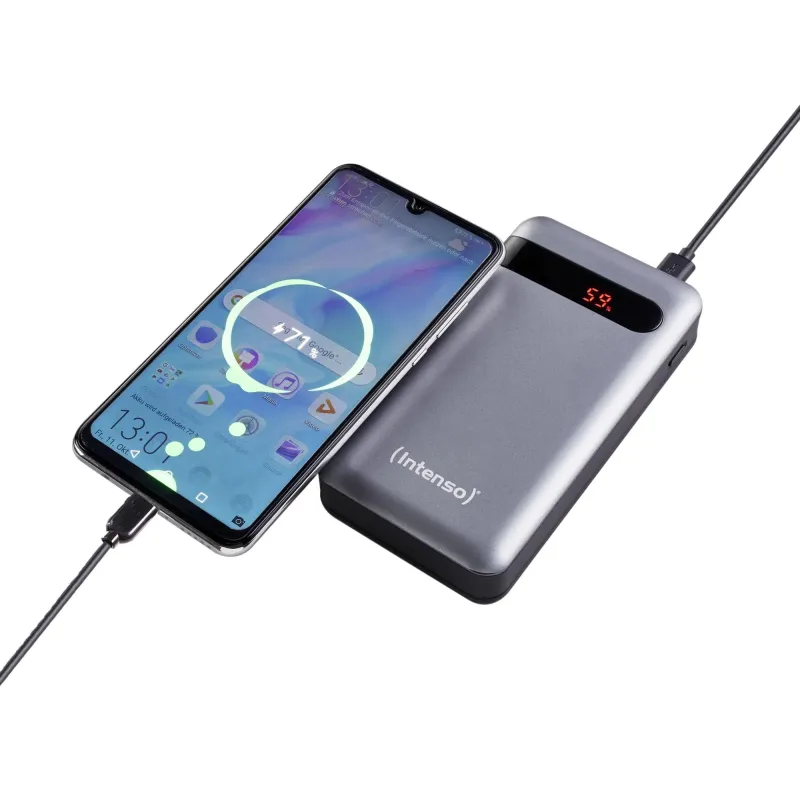 Power bank usb 20000mah qc3.0-anthracite pd20000 intenso
