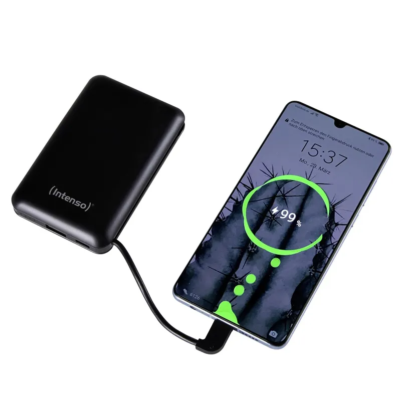 Power bank usb 10000mah-black xc10000 intenso