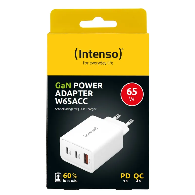 Power adapter 1xusb-a-2xusb-c-7806512 intenso