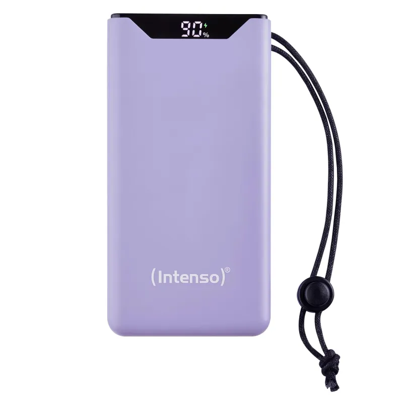 Power bank usb 10000mah qc3.0-purple f10000 7332033 intenso