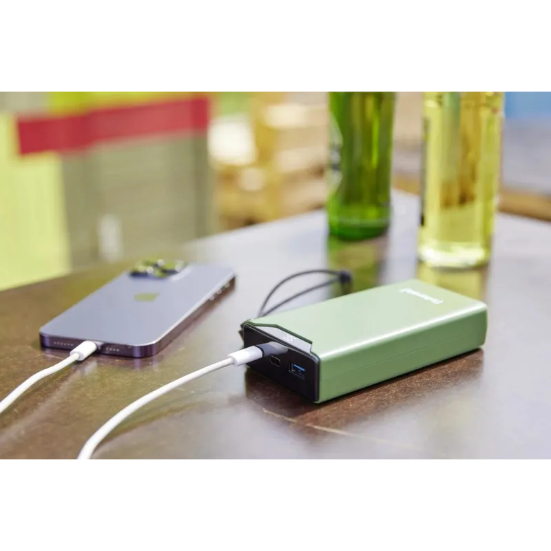 Power bank usb 20000mah qc3.0-green f20000 7332057 intenso
