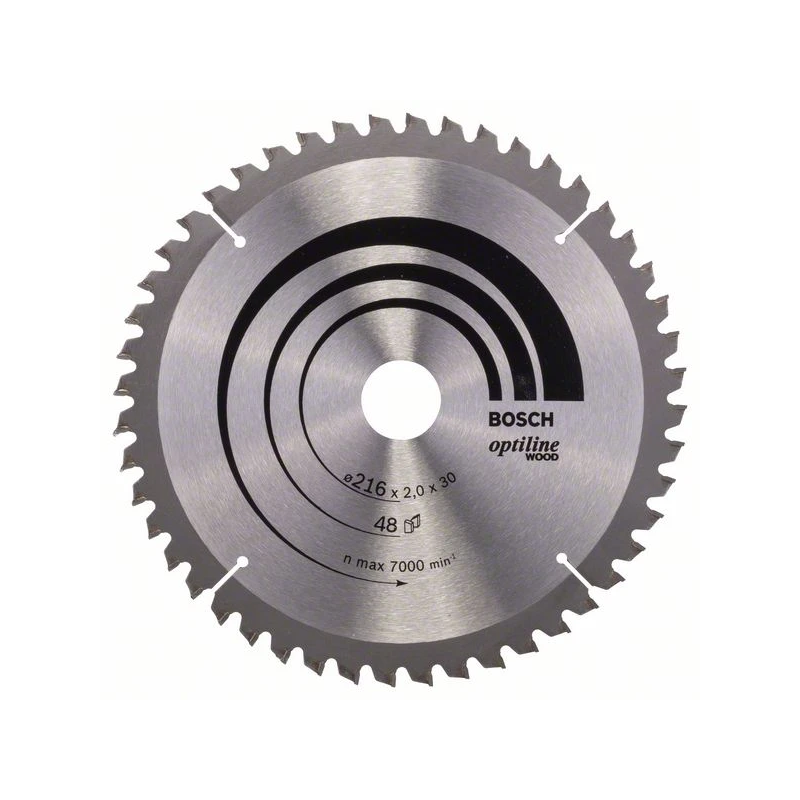 Stacionārā ripzāģa disks 216x30x48 kokam