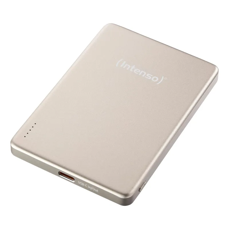 Power bank usb 5000mah mag-champagne 7344021 intenso