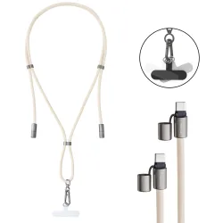 Cable usb-c to usb-c 1.65m-lanyard beige 7991001 intenso
