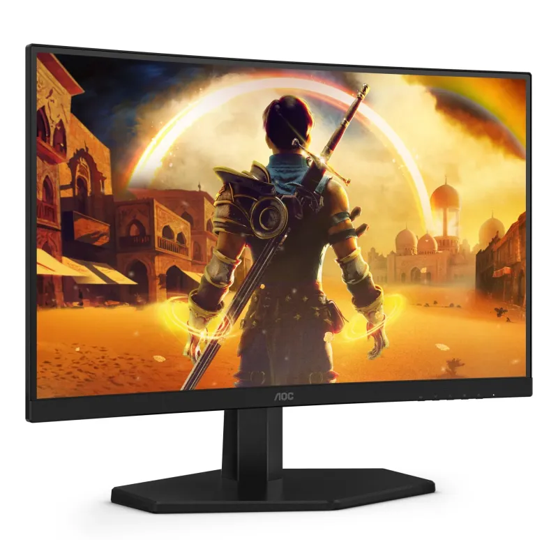 LCD Monitor-AOC-23.6 -1920 x 1080 pixels-Full HD-Native aspect ratio 16:9-LED-Curved-C24G42E