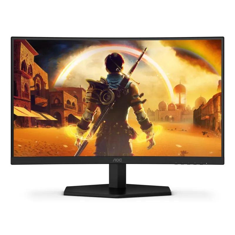 LCD Monitor-AOC-23.6 -1920 x 1080 pixels-Full HD-Native aspect ratio 16:9-LED-Curved-C24G42E