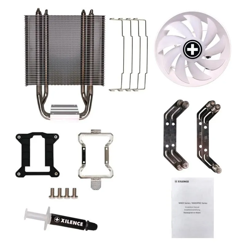 Cpu cooler multi socket-m403pro.w.argb xc229 xilence