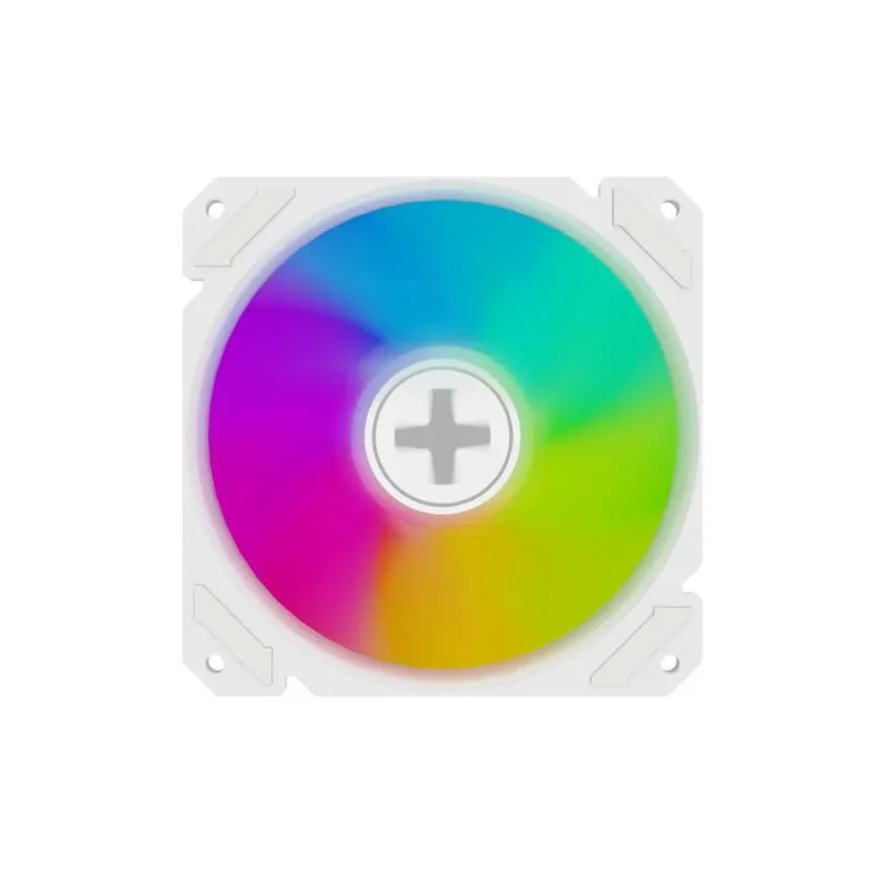 Case fan 120mm pwm argb revers-4pin white xf066 xilence