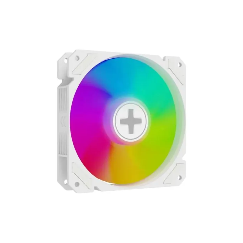 Case fan 120mm pwm argb revers-4pin white xf066 xilence