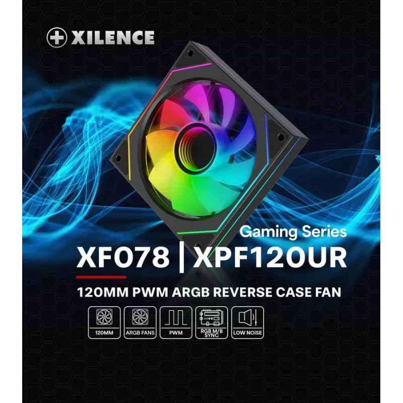 Case fan 120mm xpf120ur.argb-12v xf078 xilence