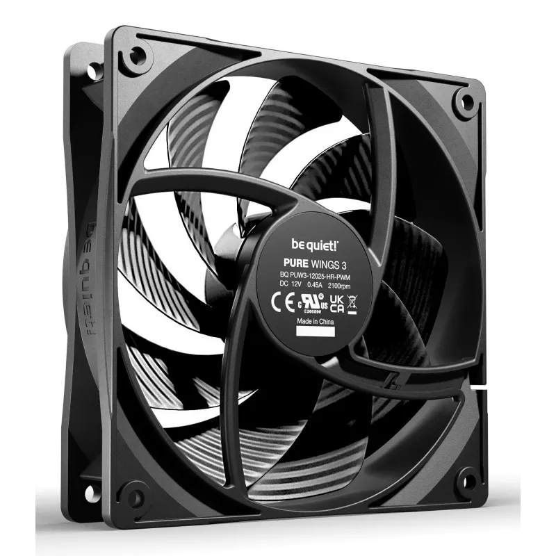 Case fan 120mm pure wings 3-pwm high-speed bl106 be quiet