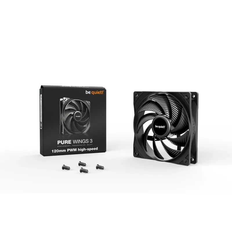 Case fan 120mm pure wings 3-pwm high-speed bl106 be quiet