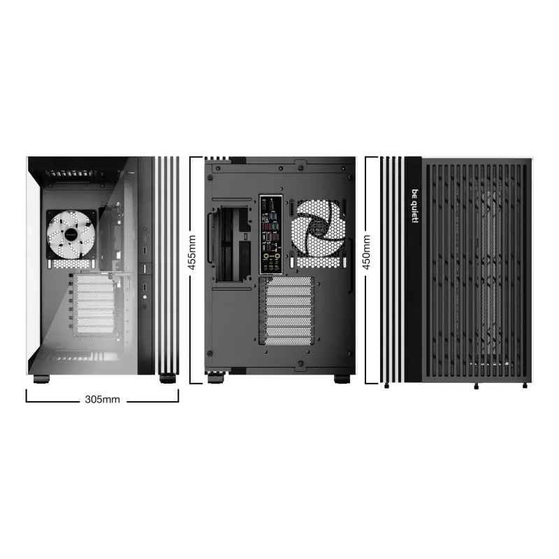 Case-BE QUIET-LIGHT BASE 600 LX-Tower-ATX-MicroATX-MiniITX-Colour Black-BGW67