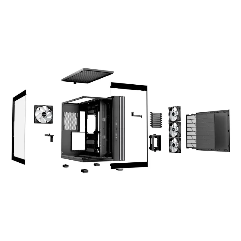 Case-BE QUIET-LIGHT BASE 600 LX-Tower-ATX-MicroATX-MiniITX-Colour Black-BGW67