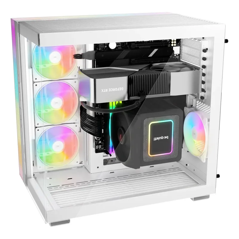 Case-BE QUIET-LIGHT BASE 600 LX-Tower-ATX-MicroATX-MiniITX-Colour White-BGW68