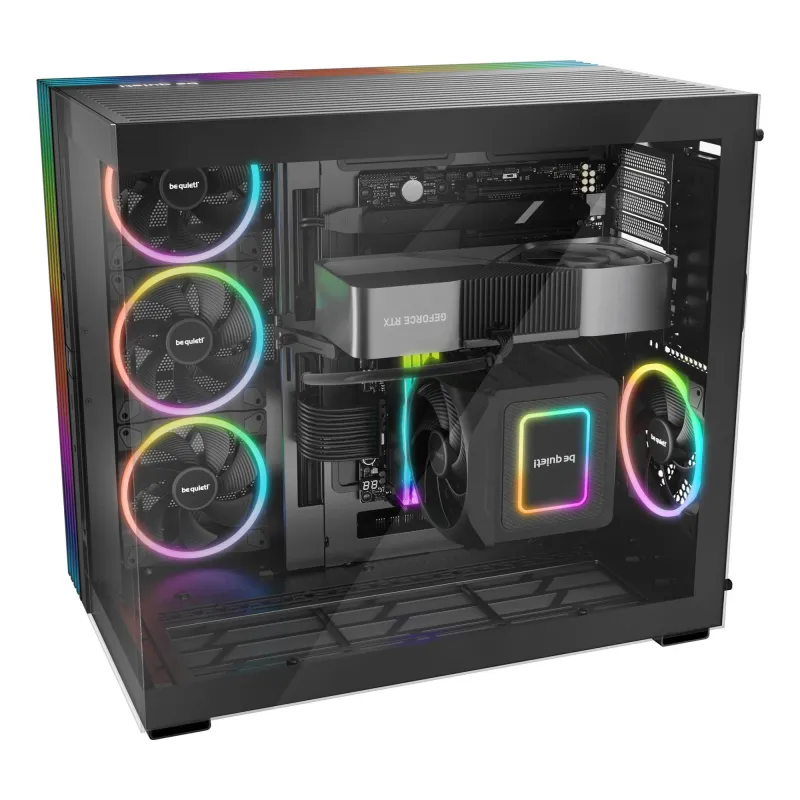 Case-BE QUIET-LIGHT BASE 900 FX-Tower-Case product features Transparent panel-ATX-EATX-MicroATX-MiniITX-XL-ATX-Colour