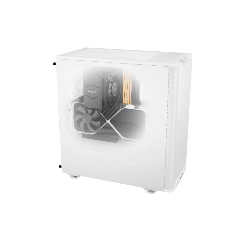 Case-BE QUIET-PURE BASE 501-MidiTower-Not included-ATX-MicroATX-MiniITX-Colour White-BG075