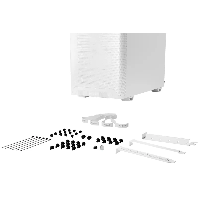 Case-BE QUIET-PURE BASE 501-MidiTower-Not included-ATX-MicroATX-MiniITX-Colour White-BG075