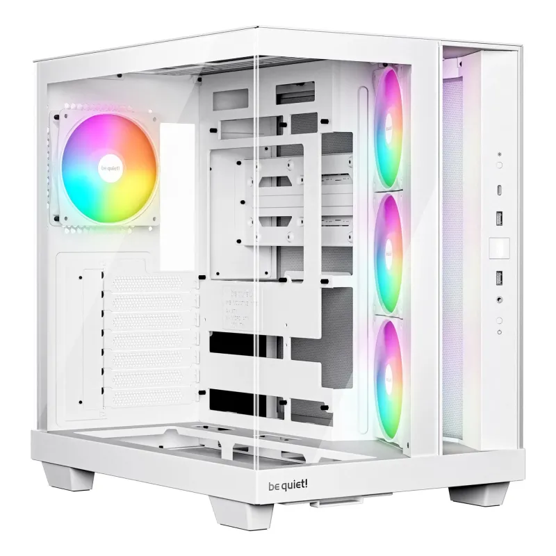 Case-BE QUIET-ATX-micro ATX-Mini-ITX-White-Midi Tower-PC-BGW86