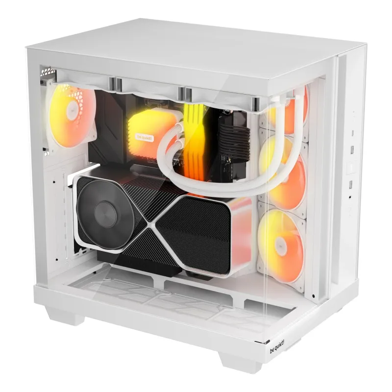 Case-BE QUIET-ATX-micro ATX-Mini-ITX-White-Midi Tower-PC-BGW86