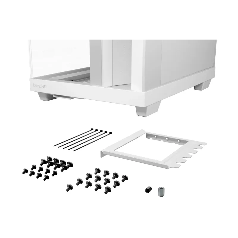 Case-BE QUIET-ATX-micro ATX-Mini-ITX-White-Midi Tower-PC-BGW86