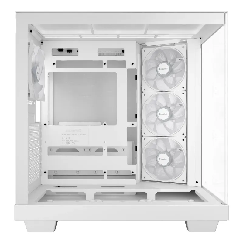 Case-BE QUIET-ATX-micro ATX-Mini-ITX-White-Midi Tower-PC-BGW86