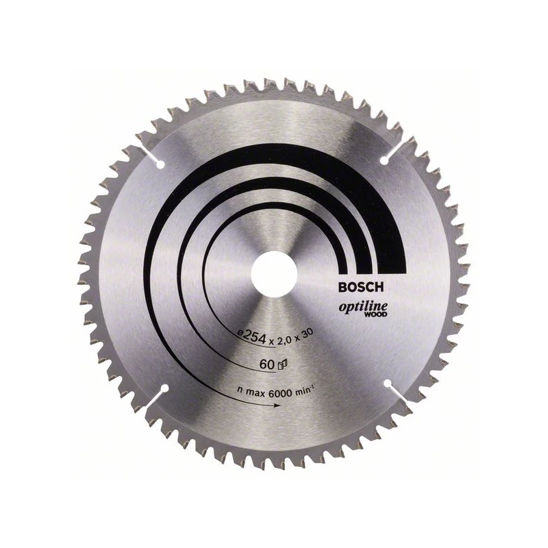 Stacionārā ripzāģa disks 254x30x60, kokam