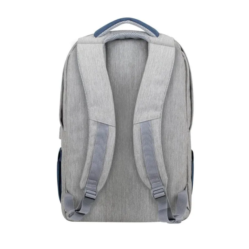Nb backpack anti-theft 17.3-7567 grey-dark blue rivacase