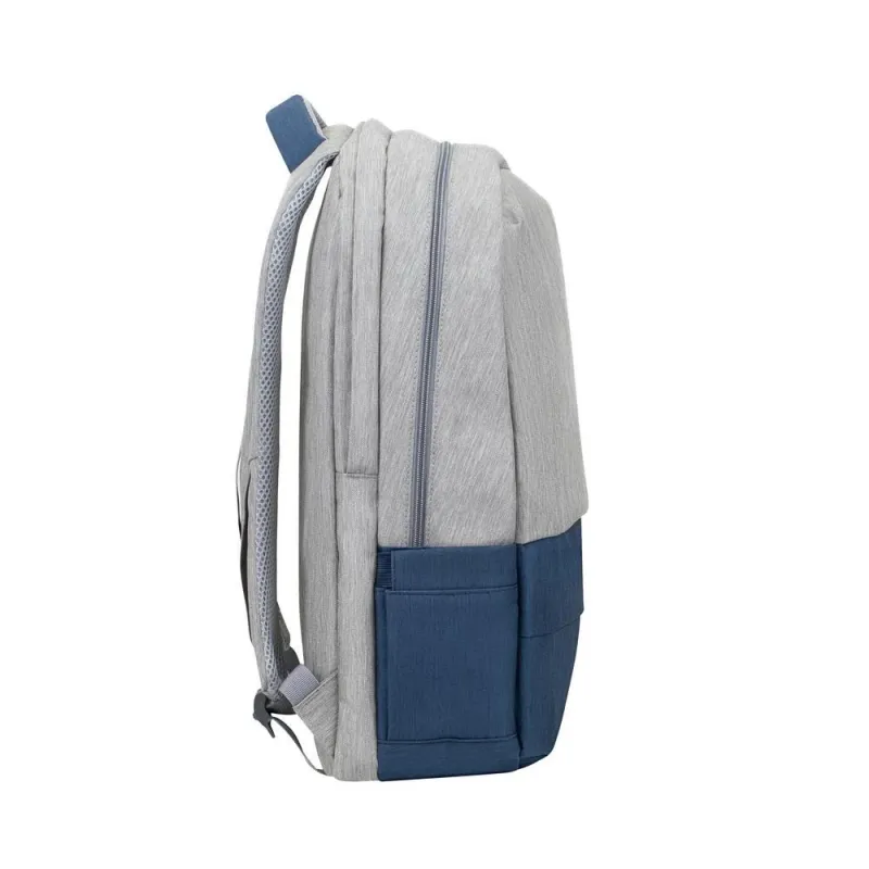 Nb backpack anti-theft 17.3-7567 grey-dark blue rivacase