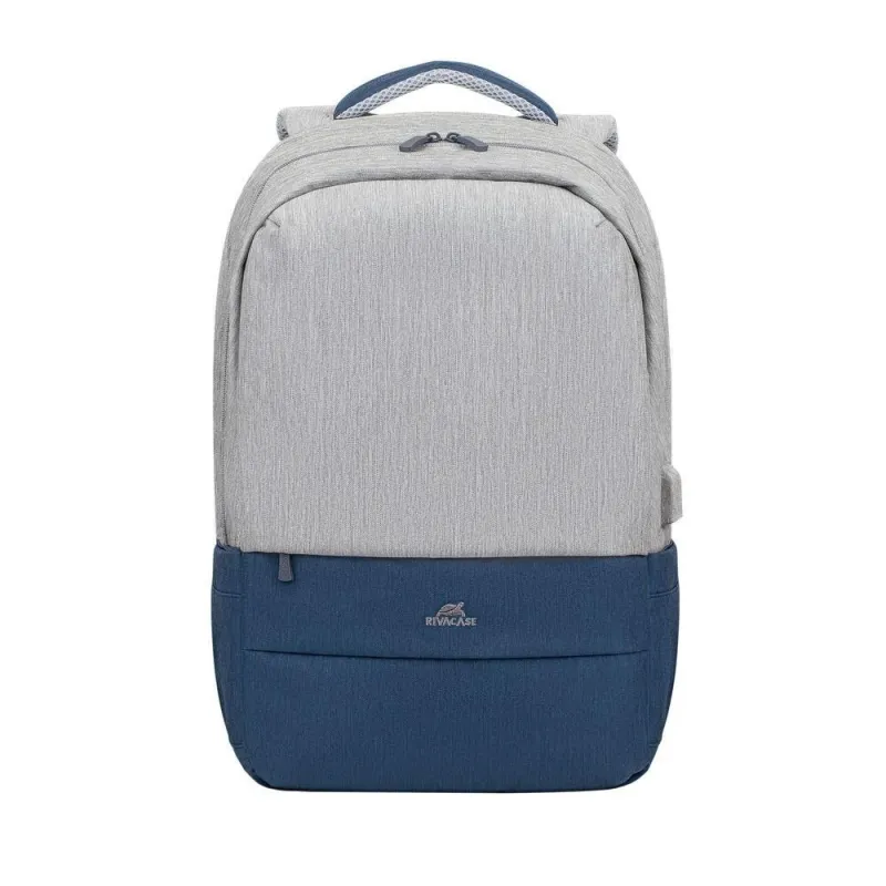 Nb backpack anti-theft 17.3-7567 grey-dark blue rivacase